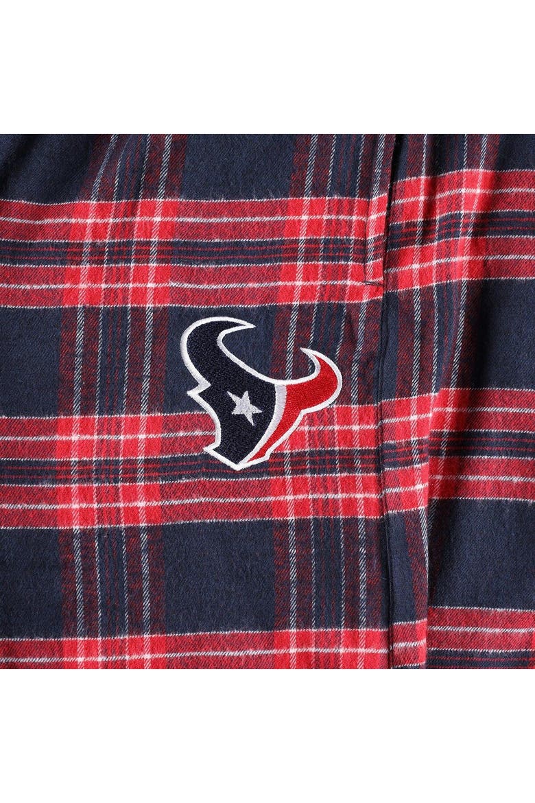 Men's Concepts Sport Navy/Red Houston Texans Big & Tall Flannel Sleep Set, Alternate, color, Navy