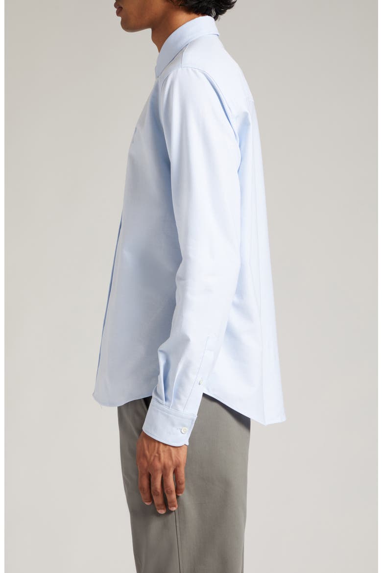 Classic Ami de Coeur Logo Embroidered Button-Down Shirt, Alternate, color, SKY BLUE