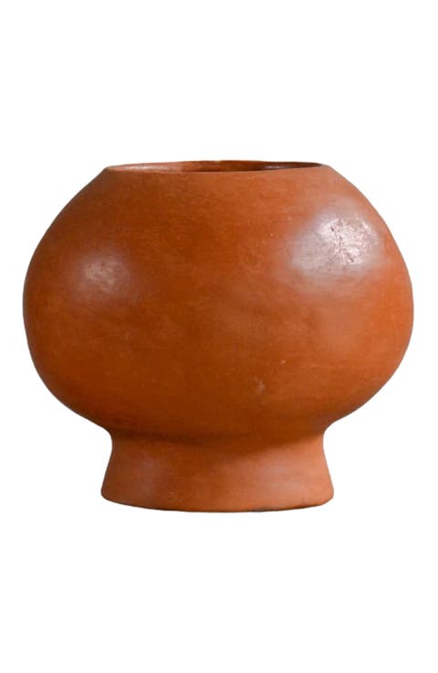 Trompo Terracotta Vase