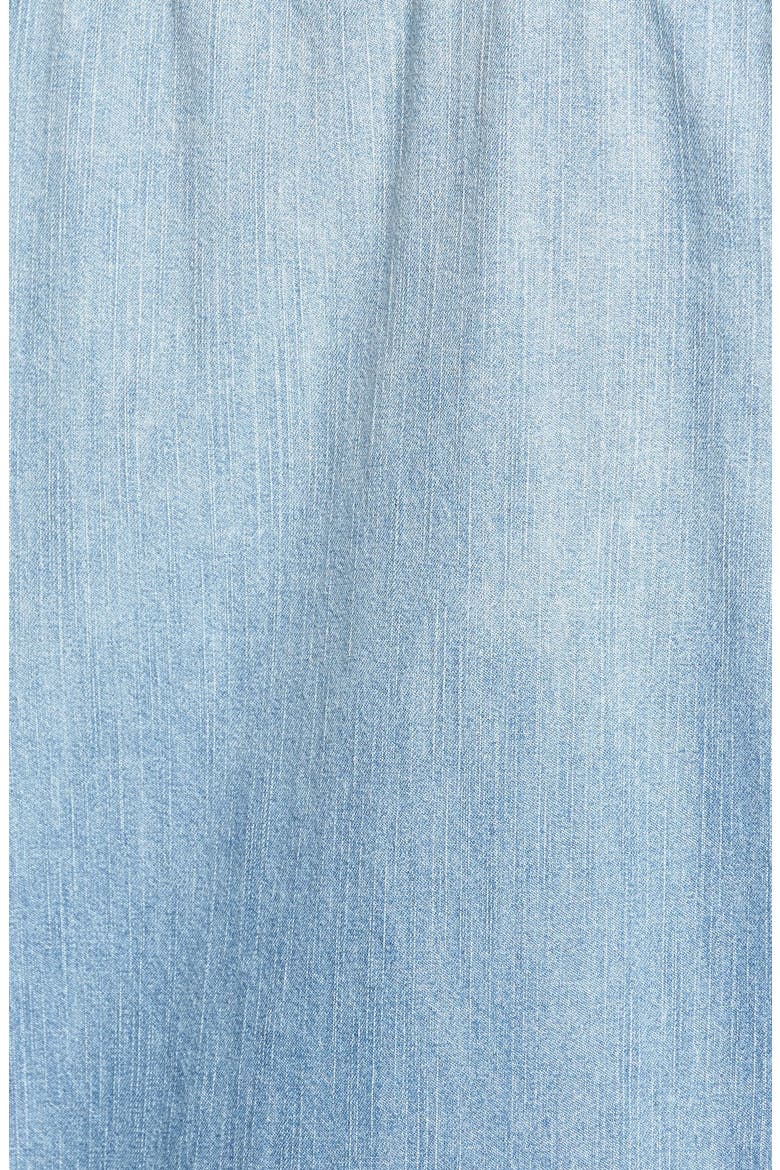 Chambray Boyfriend Shirt, Alternate, color, MYSTIC  BLUE