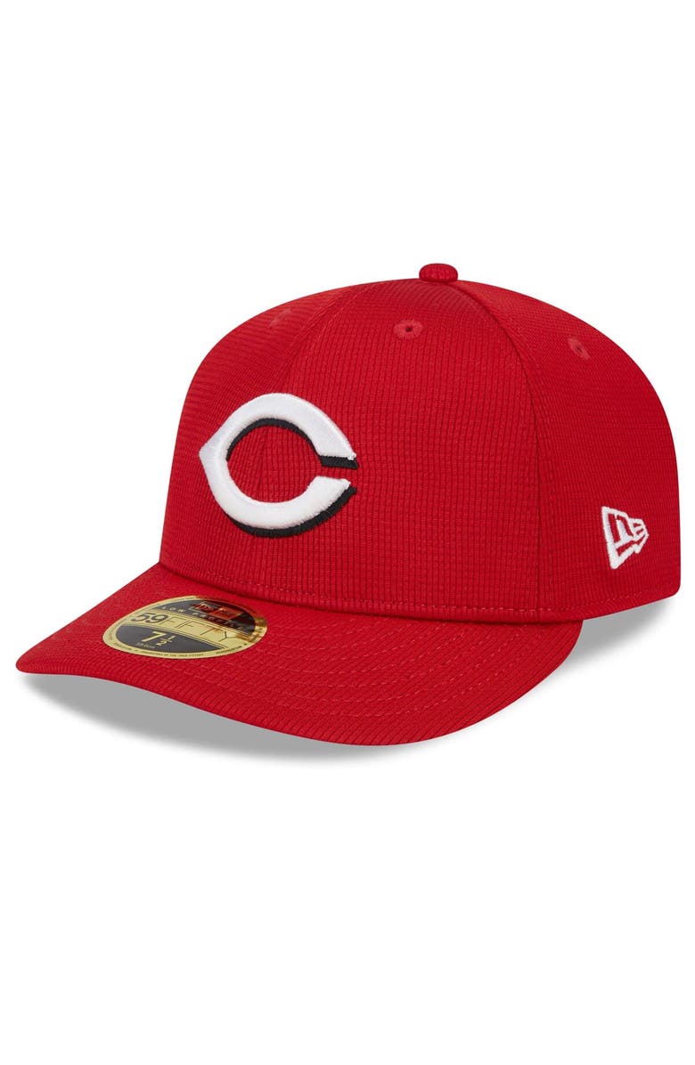 New Era Men's New Era  Red Cincinnati Reds 2024 Spring Training Low Profile 59FIFTY Fitted Hat, Alternate, color, 