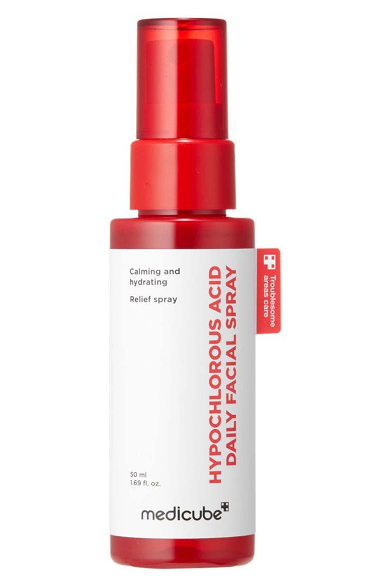 Hypochlorous Acid Power Soothing Spray, Main, color, RED