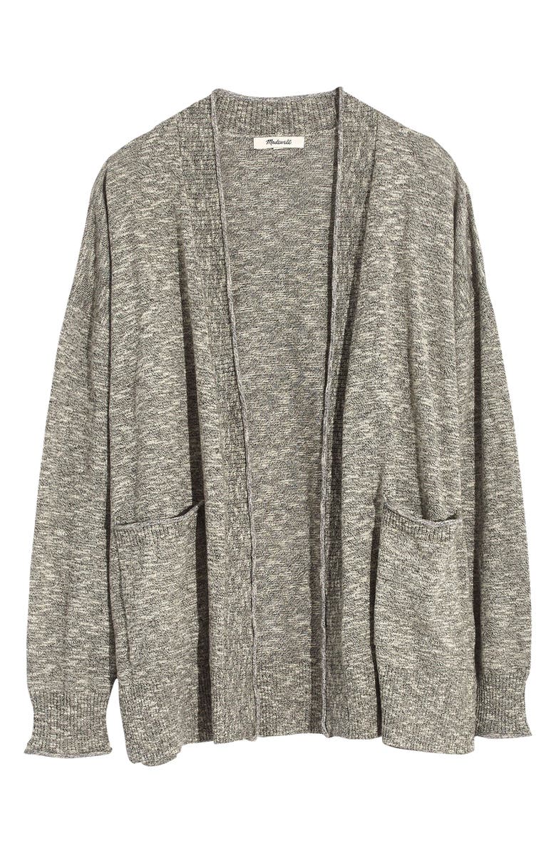 Madewell Marled Bradley Cardigan Sweater, Alternate, color,