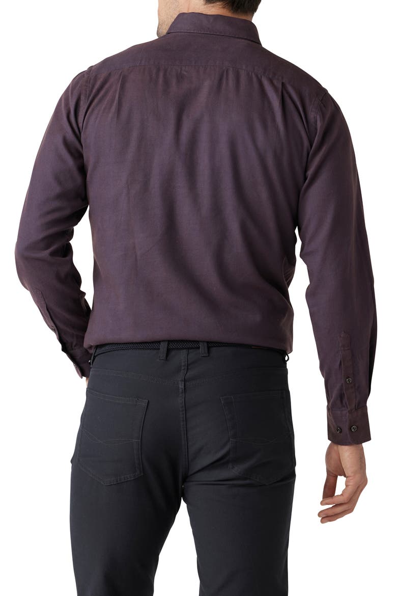 Multose Place Long Sleeve Button-Up Shirt, Alternate, color, PORT