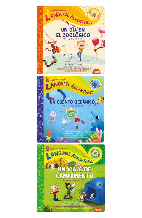 Spanish Adventures Set of 3 Sound Books