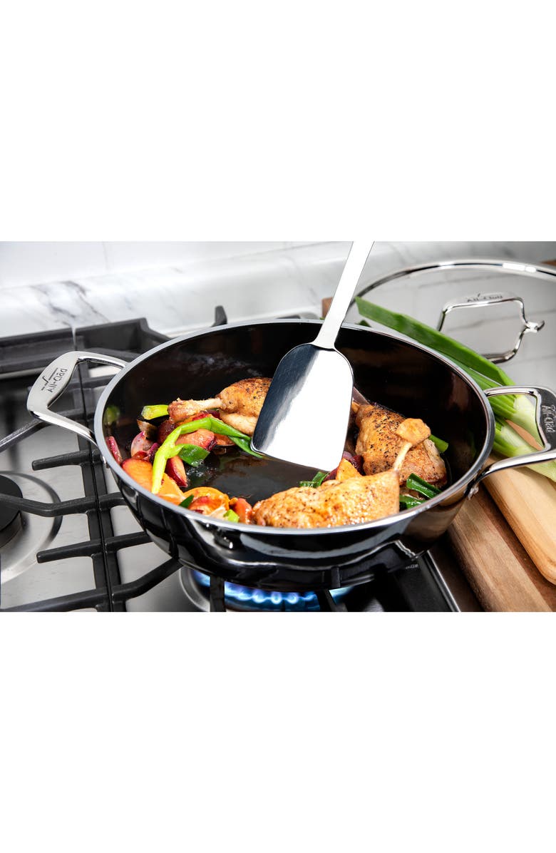 All-Clad FUSIONTEC<sup>™</sup> 4.5-Quart Natural Ceramic Pan, Alternate, color,