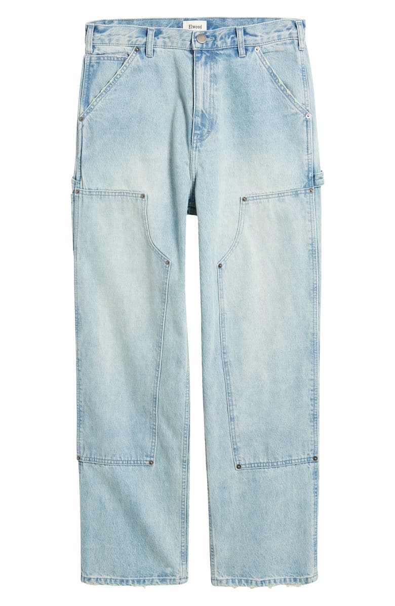 Elwood Relaxed Fit Denim Carpenter Pants, Alternate, color, Light Indigo
