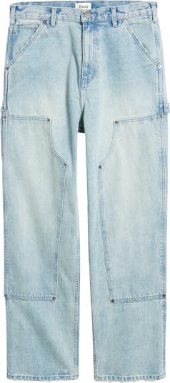 Relaxed Fit Denim Carpenter Pants