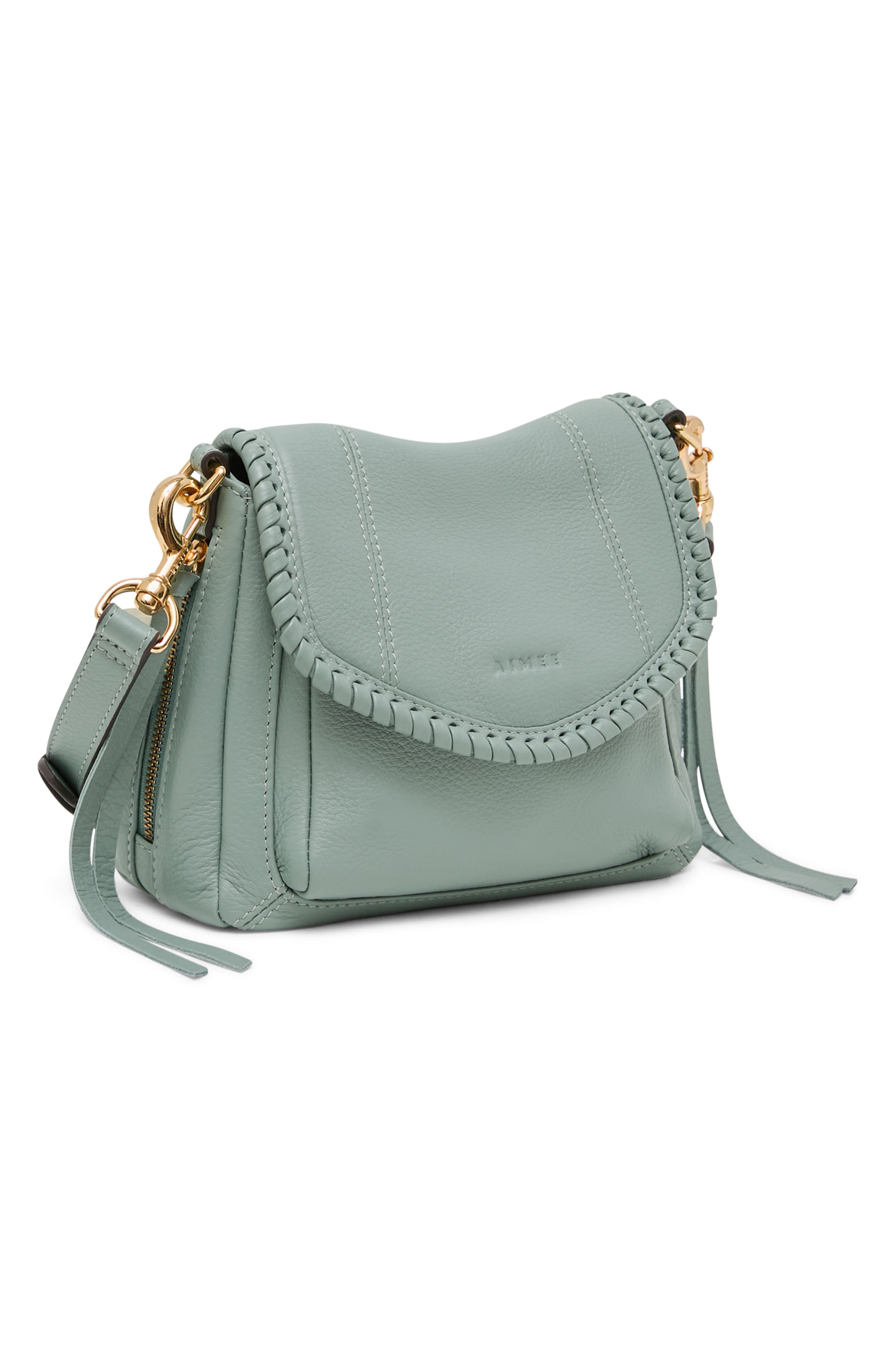 All for Love Leather Mini Crossbody Bag, Alternate, color, HEALERS GREEN