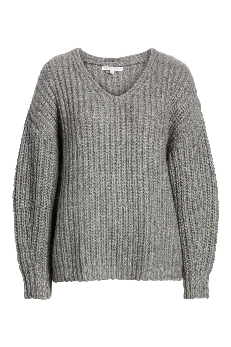 Dorit Sweater, Alternate, color, HEATHER GREY
