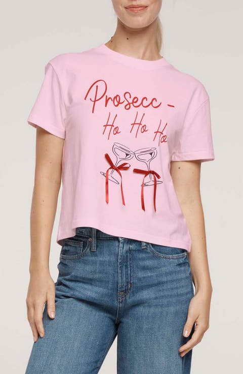 Jaime Prosecc Ho Ho Ho Graphic T-Shirt