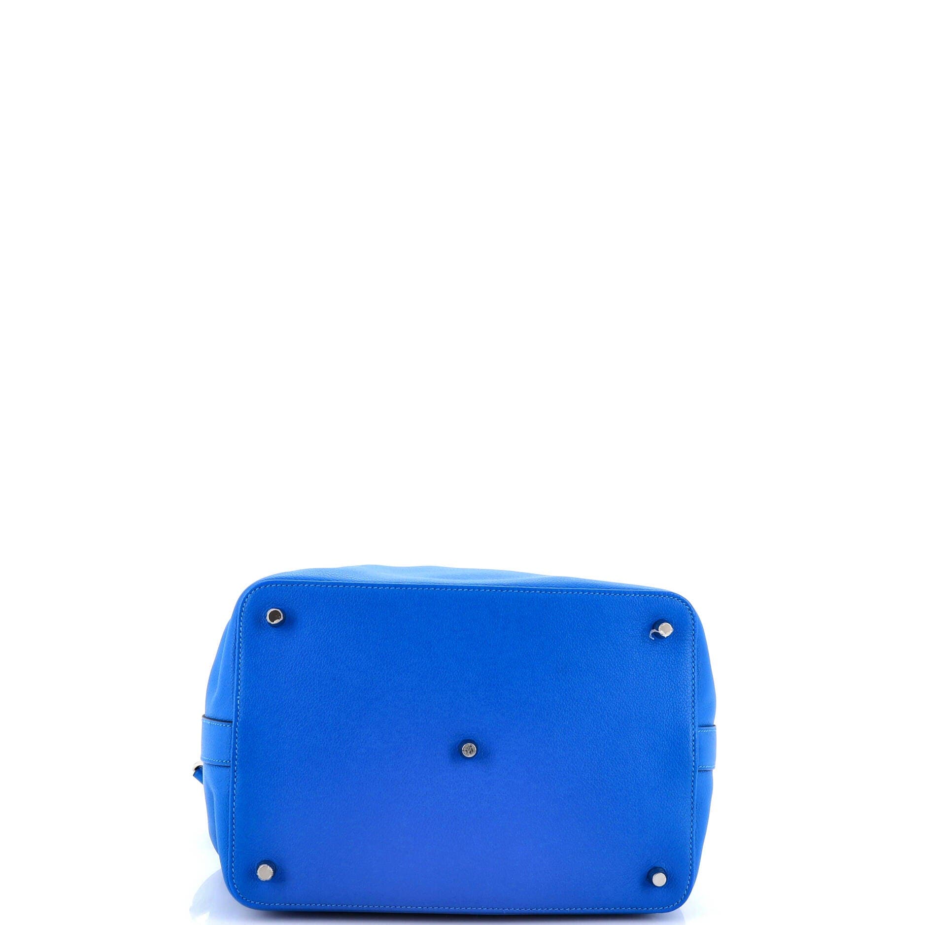 Pre-Owned Hermes Toolbox Bag Evercolor 26, Alternate, color, Bleu Hydra