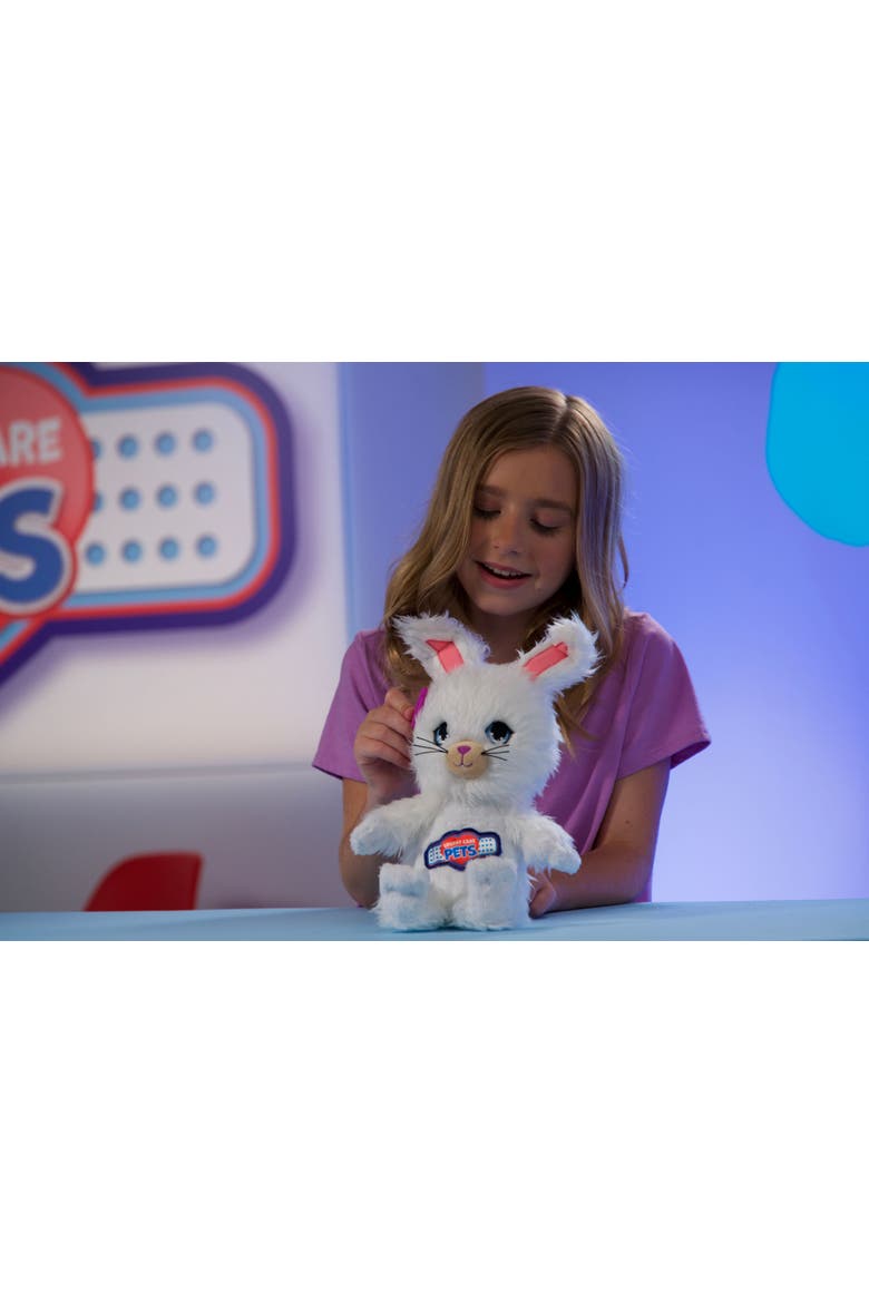 Rabbit White Plush, Alternate, color, White