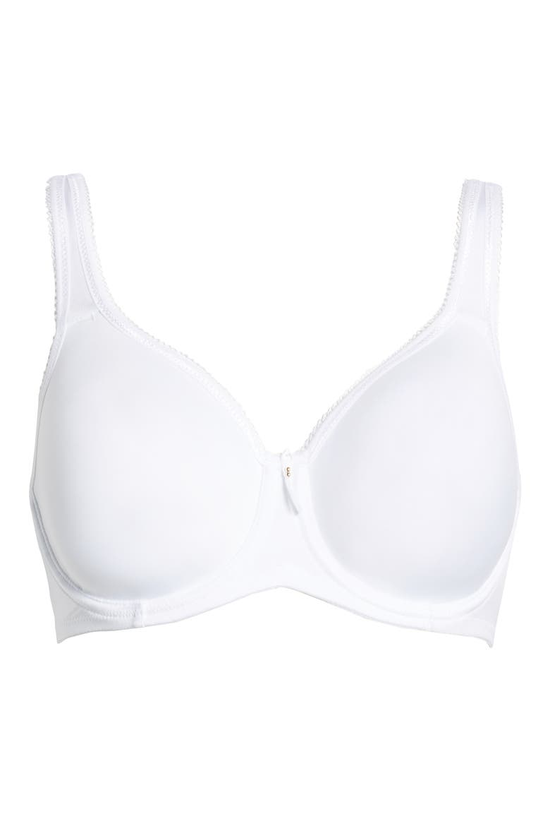 Basic Beauty Spacer Underwire T-Shirt Bra, Alternate, color, WHITE
