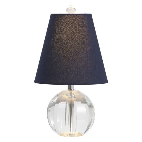 Goddard 16" Crystal Ball/Metal LED Table Lamp