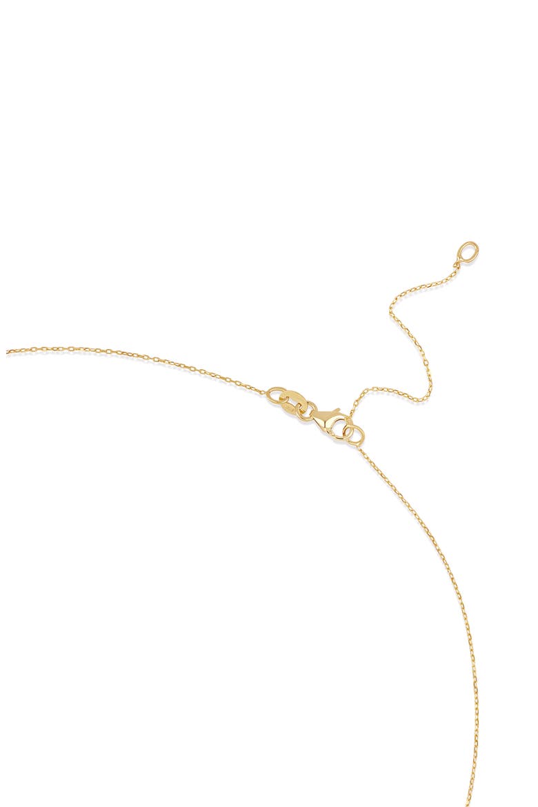 18K Gold El Mar Gemstone Clover Pendant Necklace, Alternate, color, 18K YELLOW GOLD /EMERALD