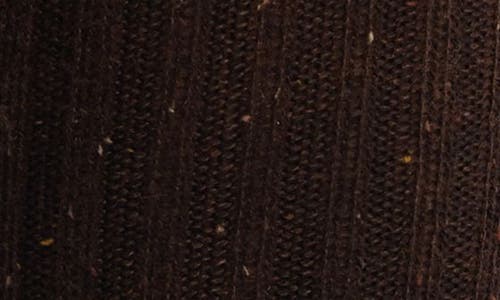 Hue Rib Tweed Knee High Socks In Brown