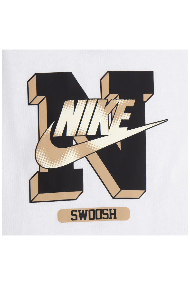 Kids' Sportswear Retro Fader T-Shirt & Joggers Set, Alternate, color, HEMP