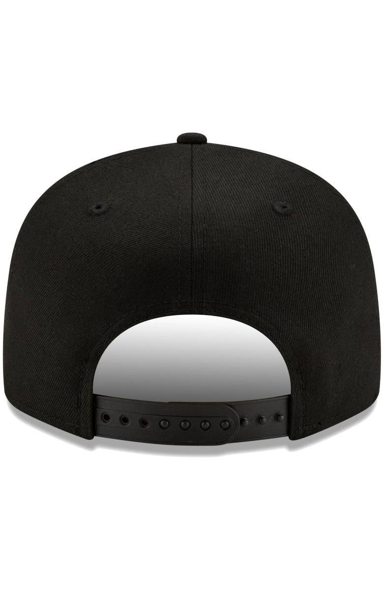 New Era Men's New Era Black Charlotte FC Crown 9FIFTY Snapback Hat, Alternate, color,