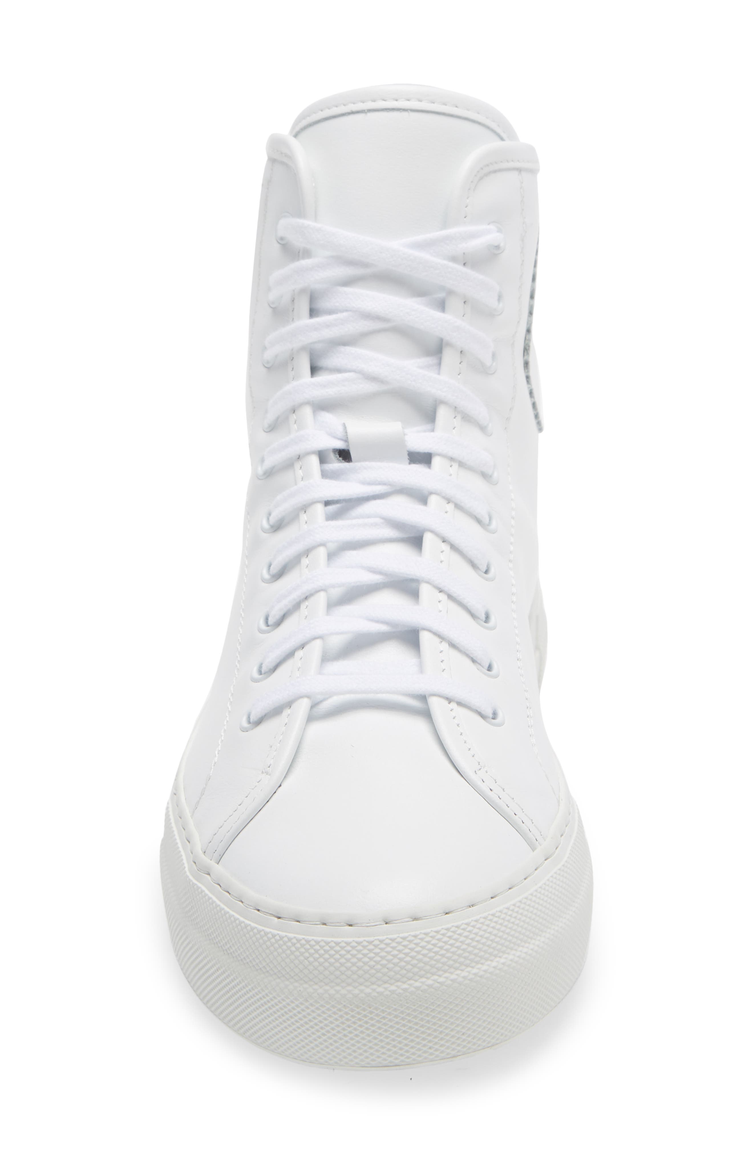 Tournament High Super Sneaker, Alternate, color, WHITE/ WHITE