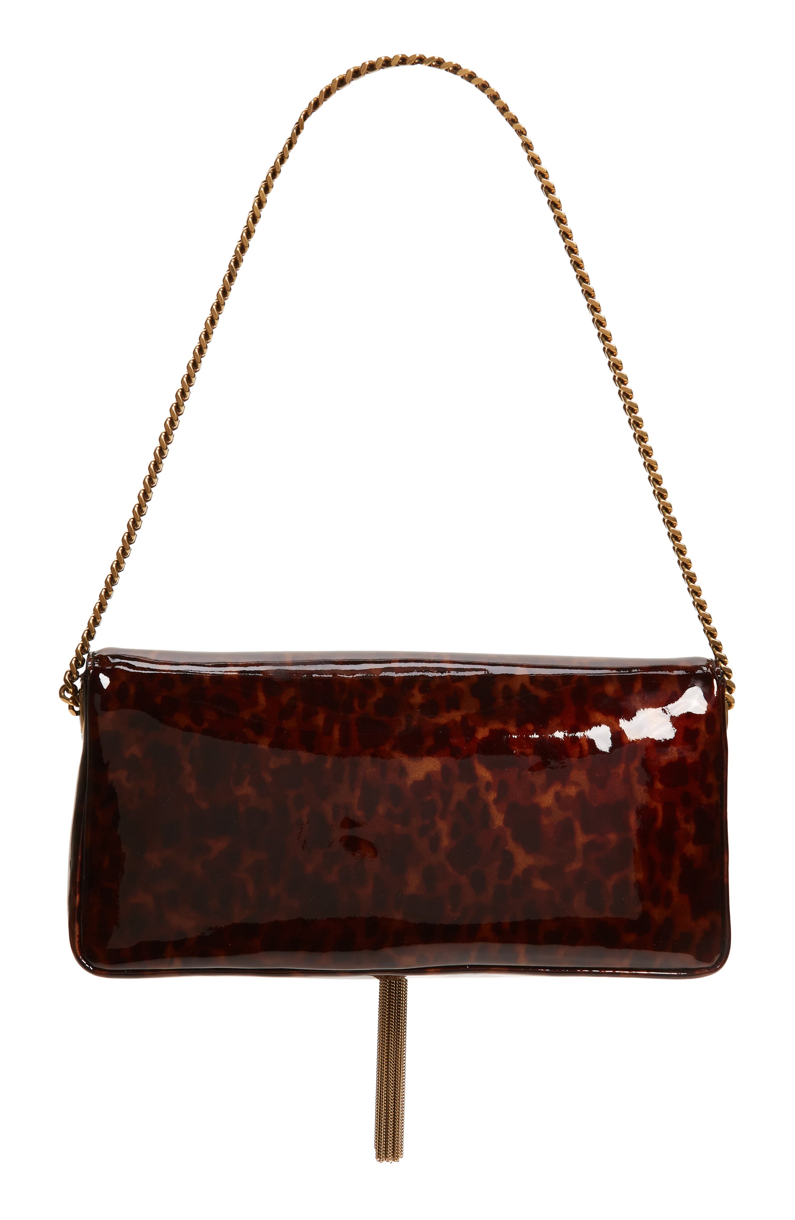Saint Laurent Kate Calfskin Baguette Shoulder Bag, Alternate, color, 