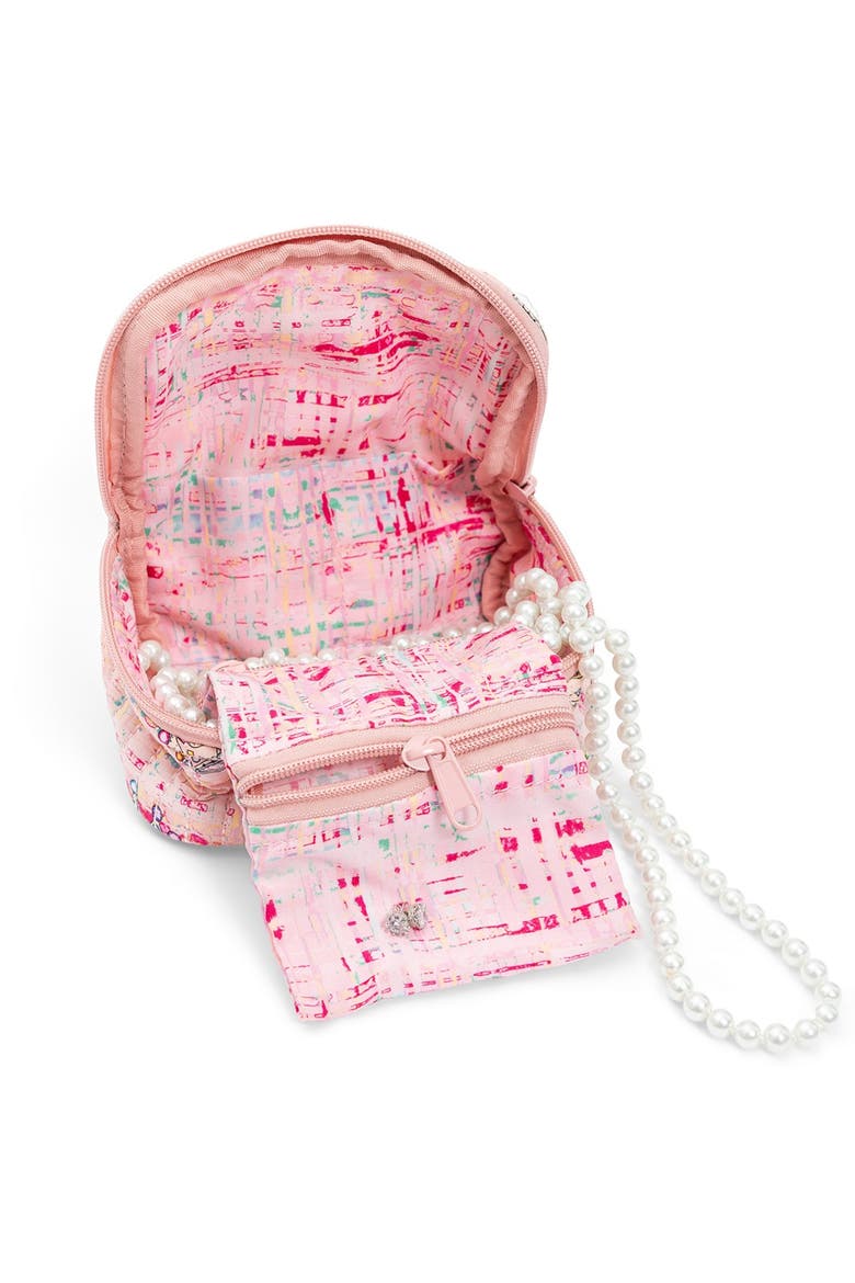 Crown Jewel Jewelry Bag, Alternate, color, Light Pink