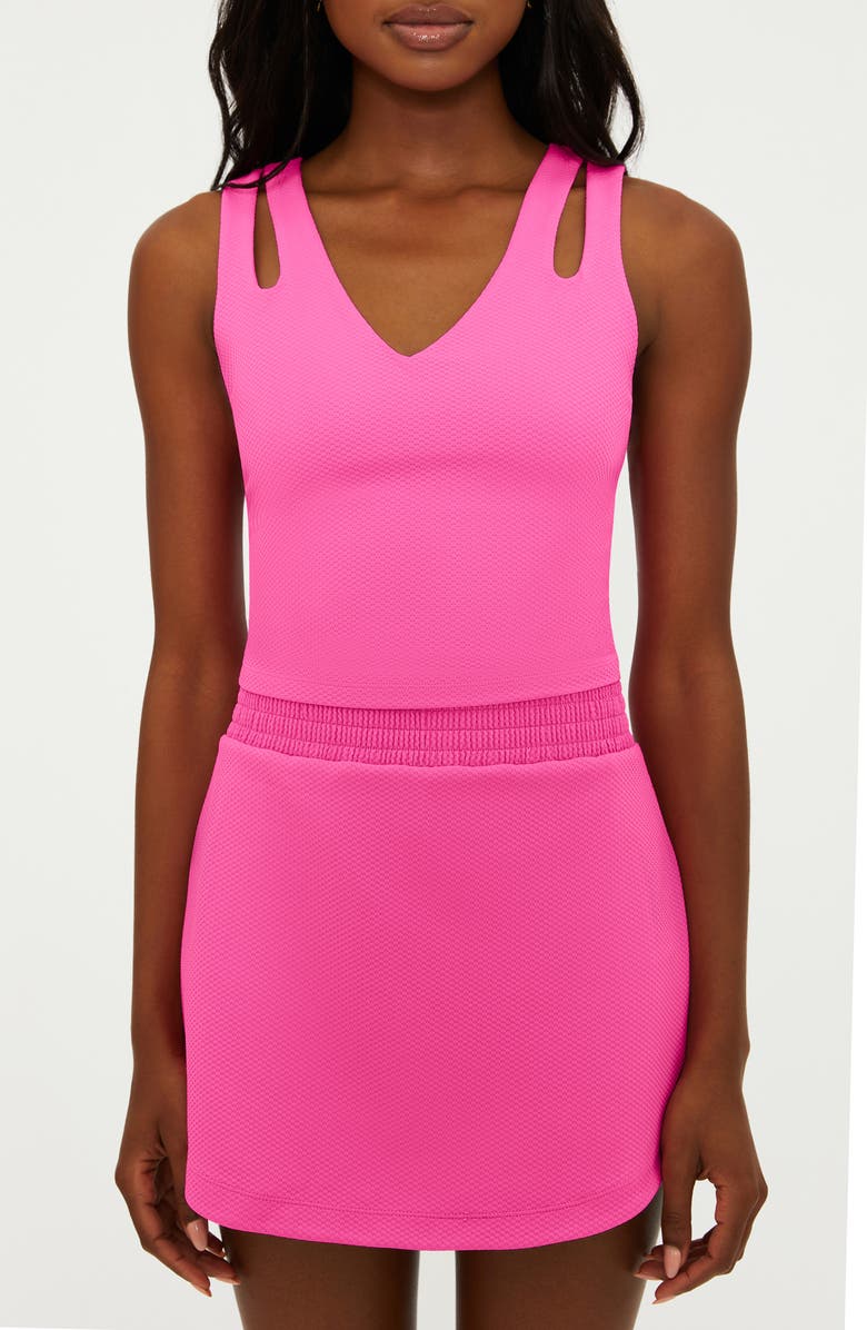 Beach Riot Evelina Cutout Crop Tank, Alternate, color, Summer
