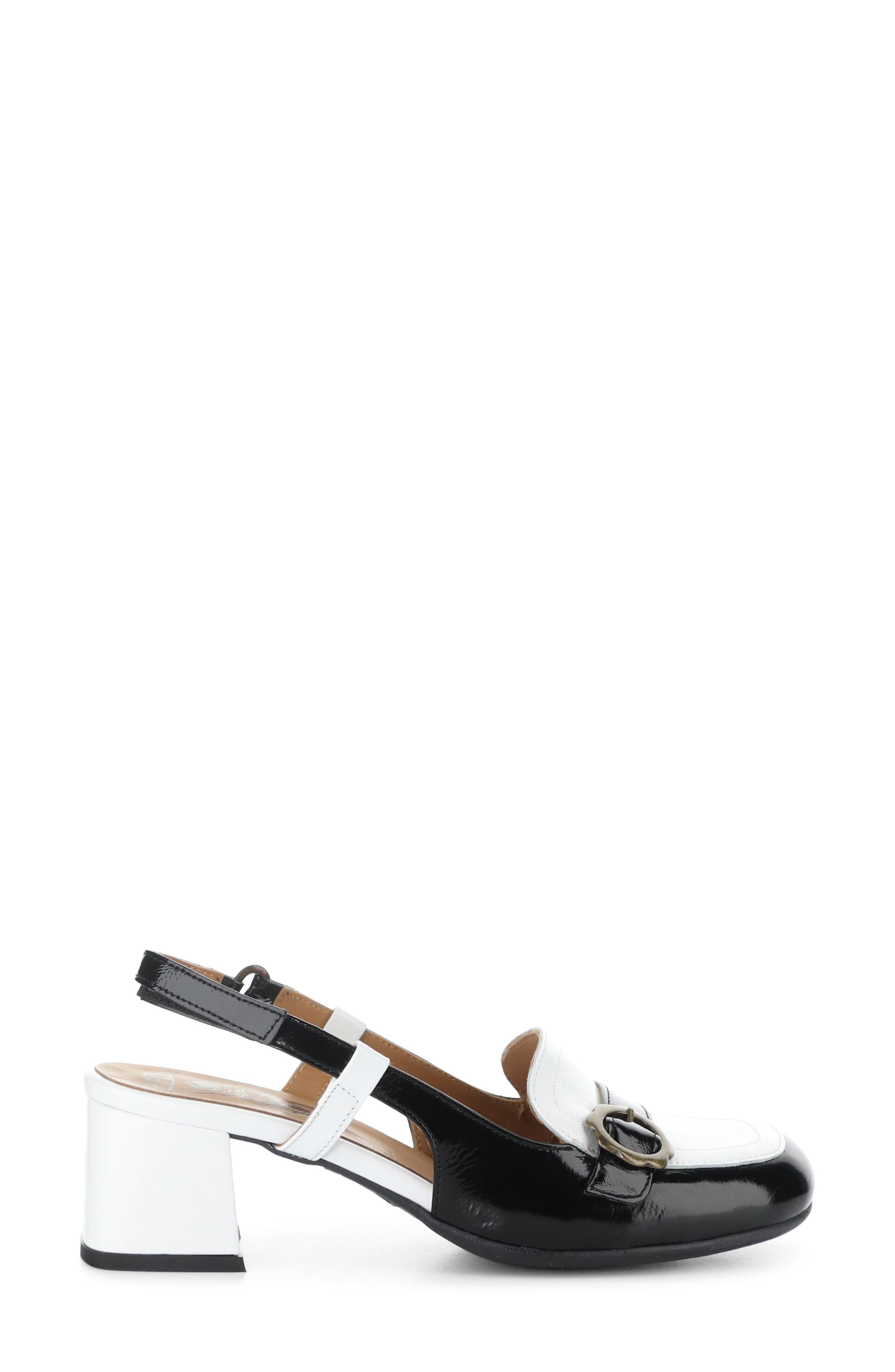 Fly London Pemy Slingback Pump, Alternate, color, Off White/ Black