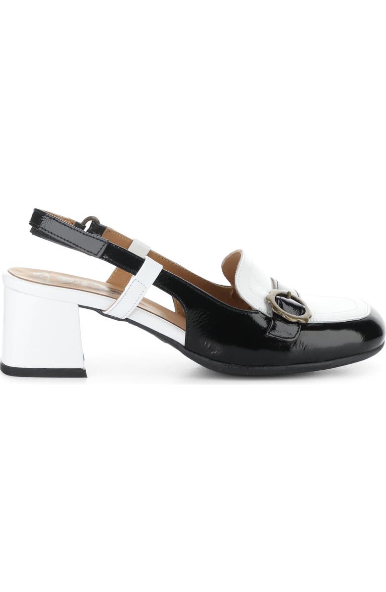 Fly London Pemy Slingback Pump, Alternate, color, Off White/ Black