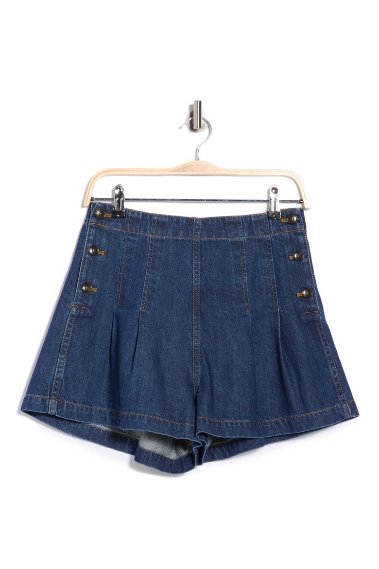 Chleo Denim Shorts, Alternate, color, SPLENDOR