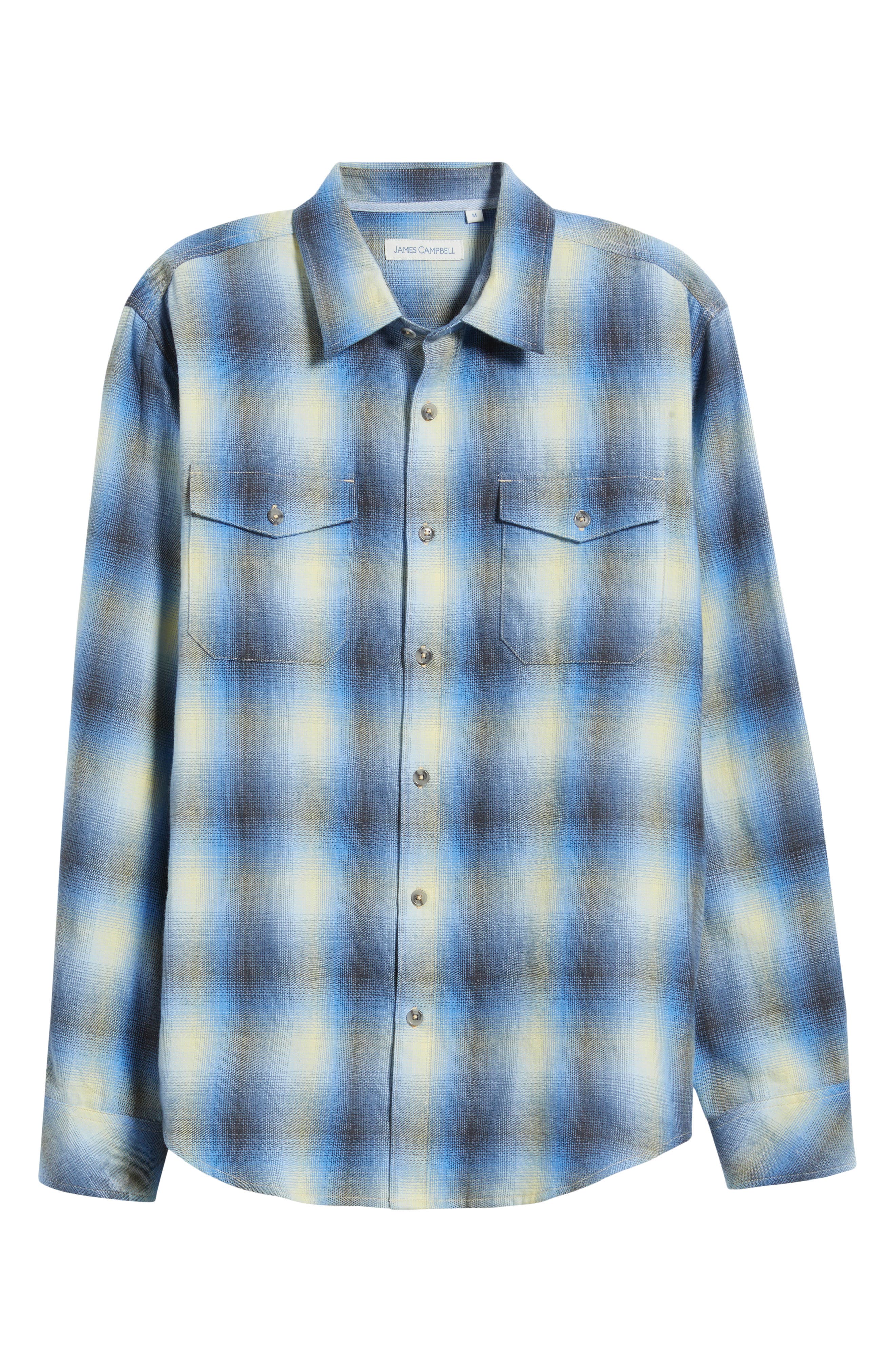 dress campbell flannel shirt Lightweight Men's Classic Flannel Shirt