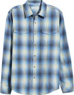 James Campbell Ranchero Modern Fit Plaid Cotton Button-Up Shirt