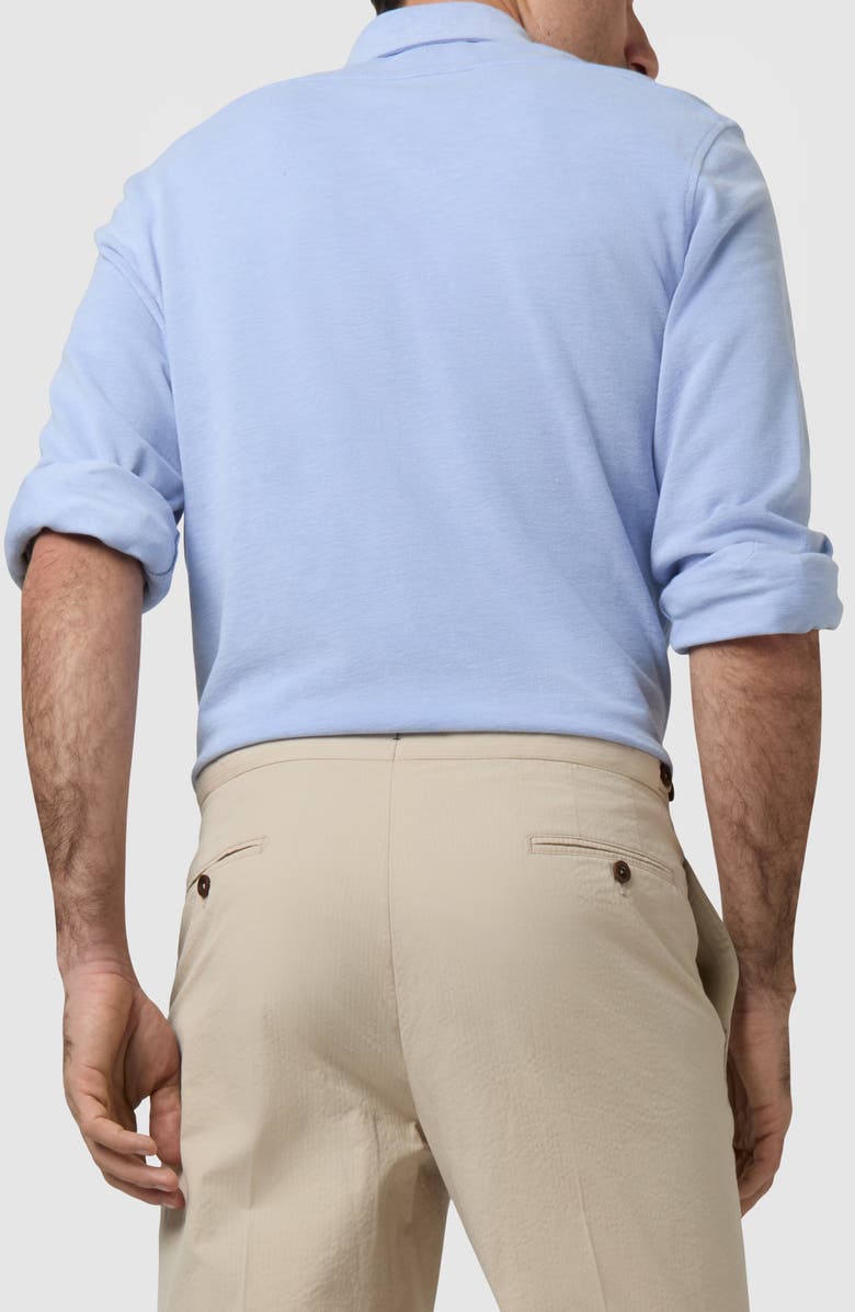 Sid Mashburn Long Sleeve Button-Down Polo, Alternate, color, 