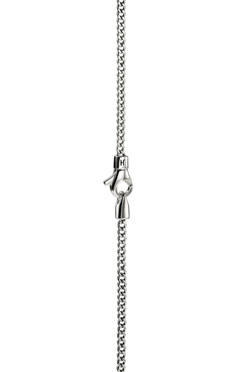 John Hardy Curb Chain Necklace, 2.1mm, Alternate, color, Sterling Silver