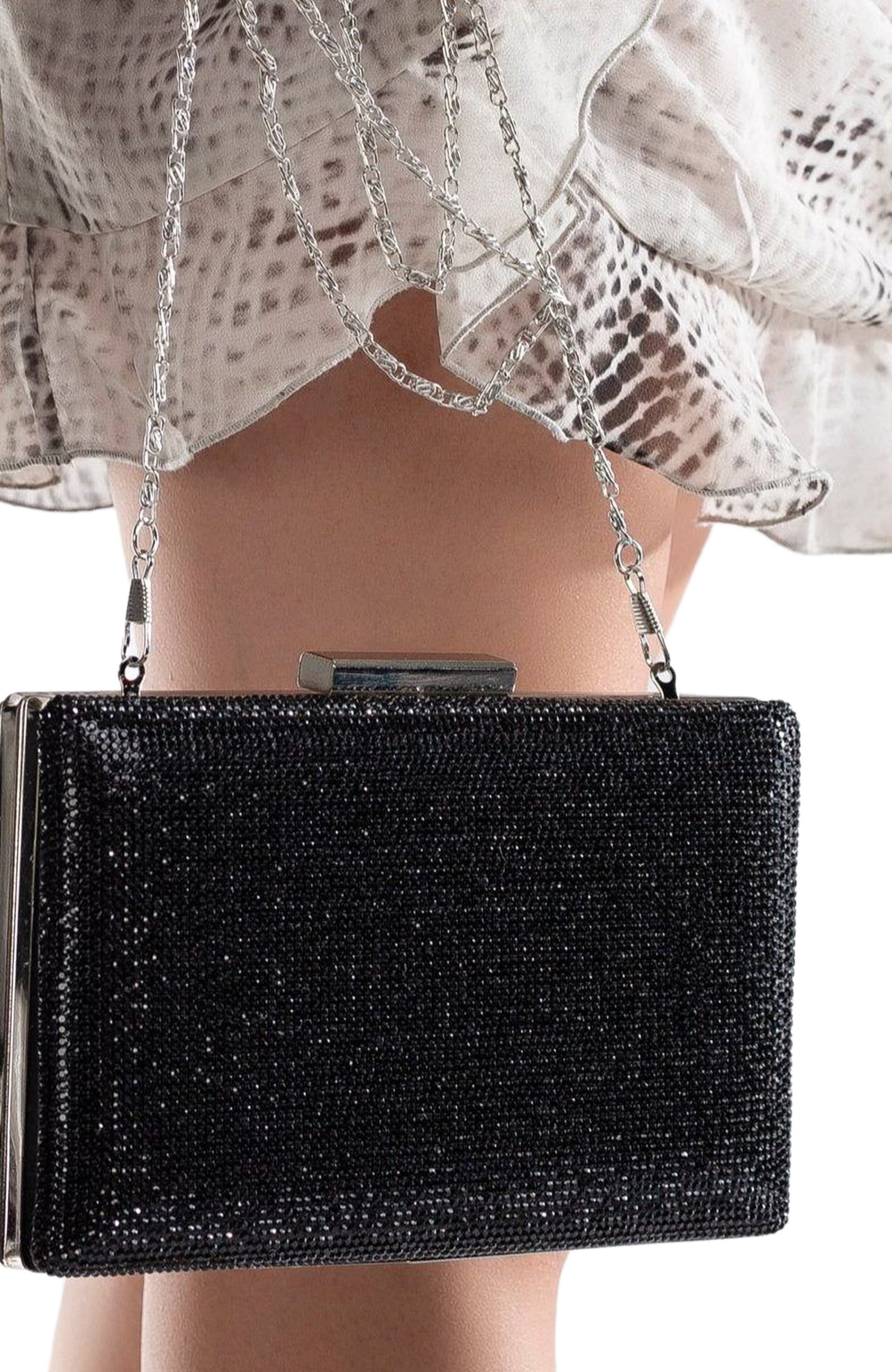 Forever & Always Shoes Clara Evening Clutch, Alternate, color, 