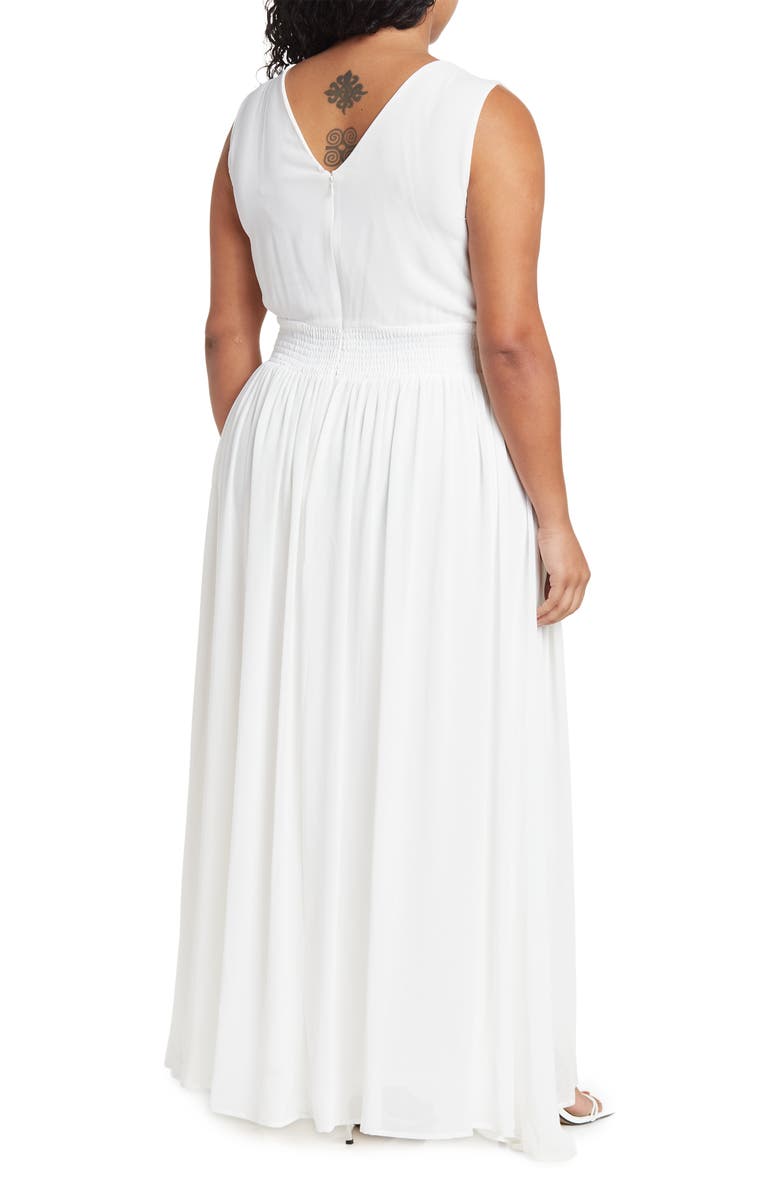 BY DESIGN Thalia Goddess Maxi Dress, Alternate, color, Gardenia