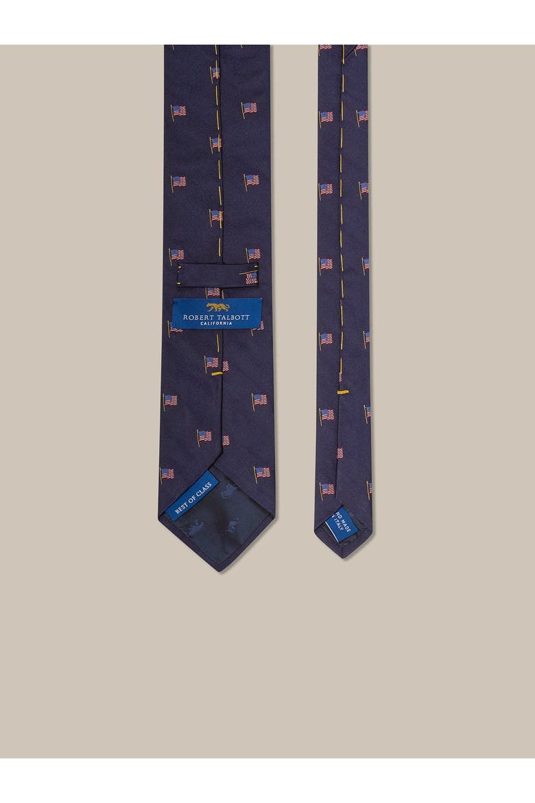Robert American Flag Best of Class Necktie, Alternate, color, Blue