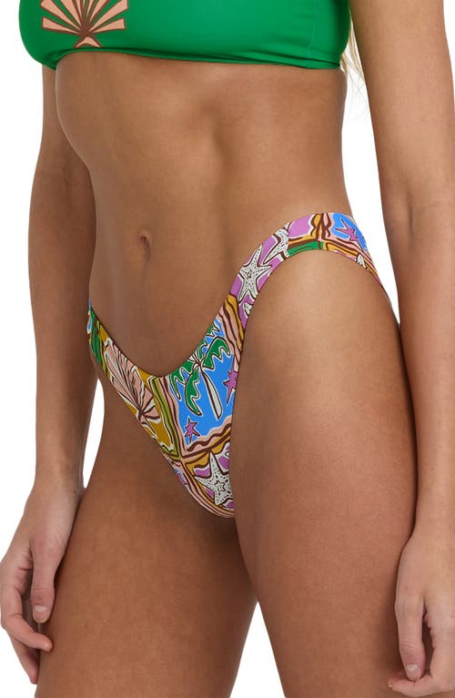 Billabong Heat Dream Tanga Bikini Bottoms In Brown