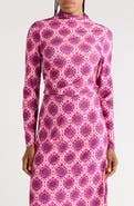 AREA STARS Mara Fleur Mock Neck Top