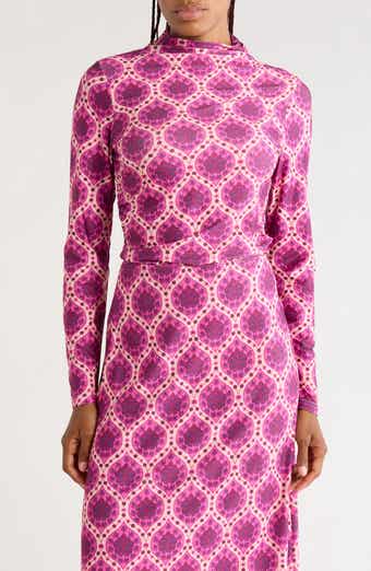 Mara Fleur Mock Neck Top