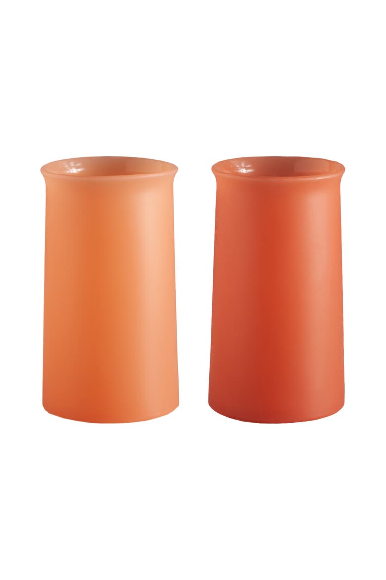 Stegg | Unbreakable Highball Glasses, Alternate, color, Terra + Peach