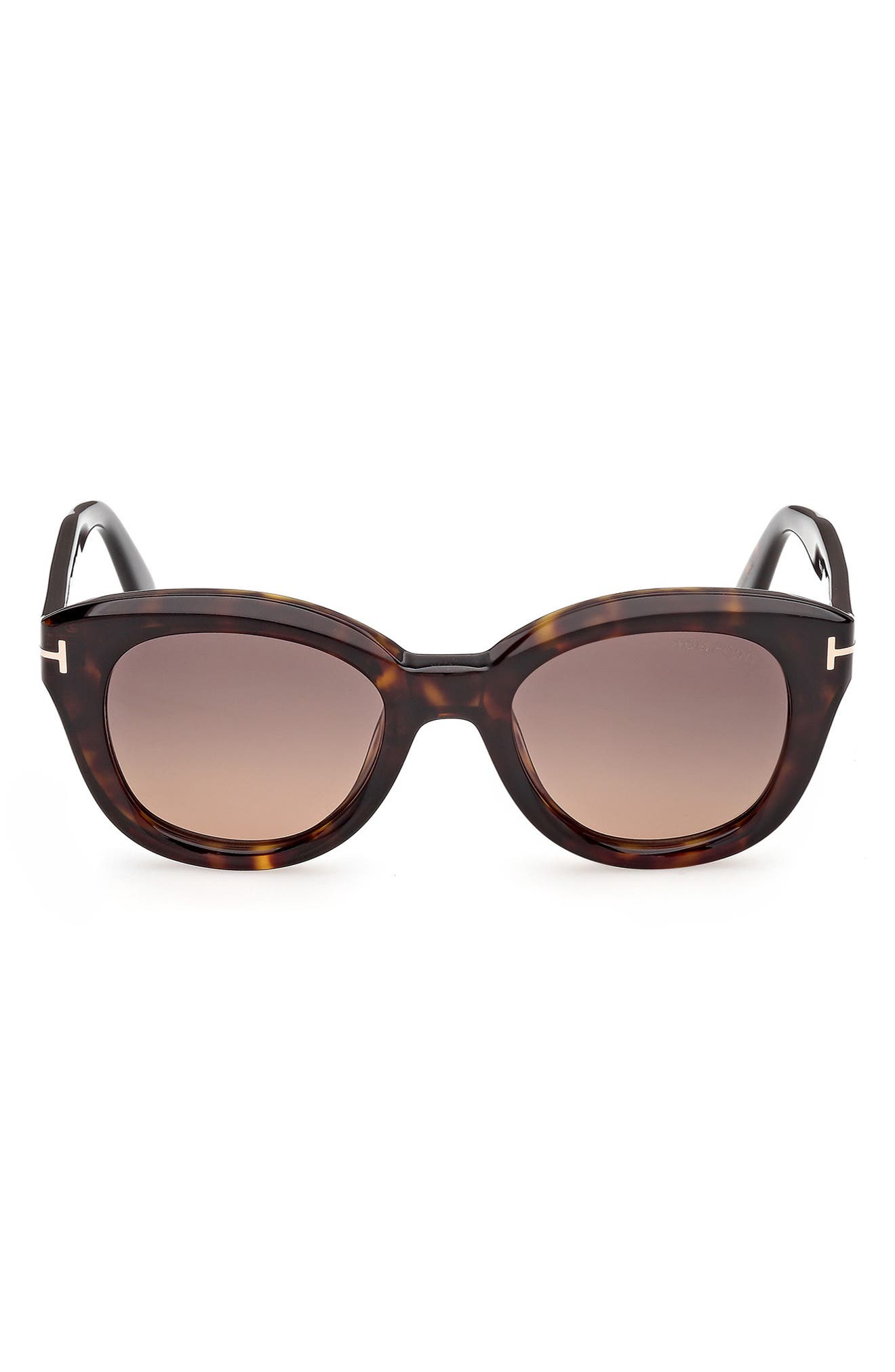 SHINY CLASSIC DARK HAVANA / T LOGO / GRADIENT PLUM TO SAND LENS