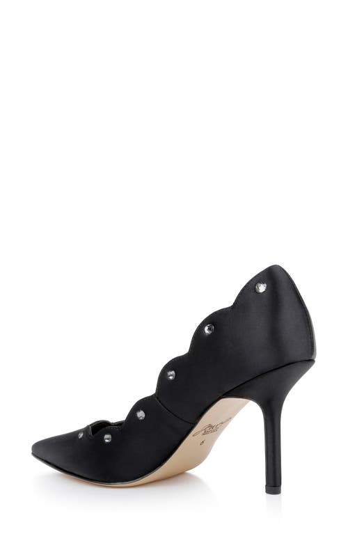Jewel Badgley Mischka Eleni Pointed Toe Pump In Black