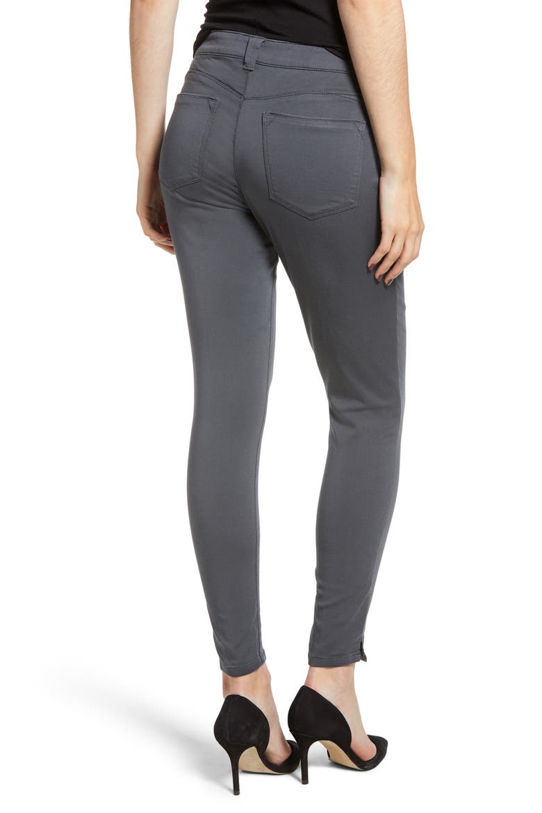 Ab-Solution Ankle Skinny Pants (Nordstrom Exclusive), Alternate, color, PEWTER