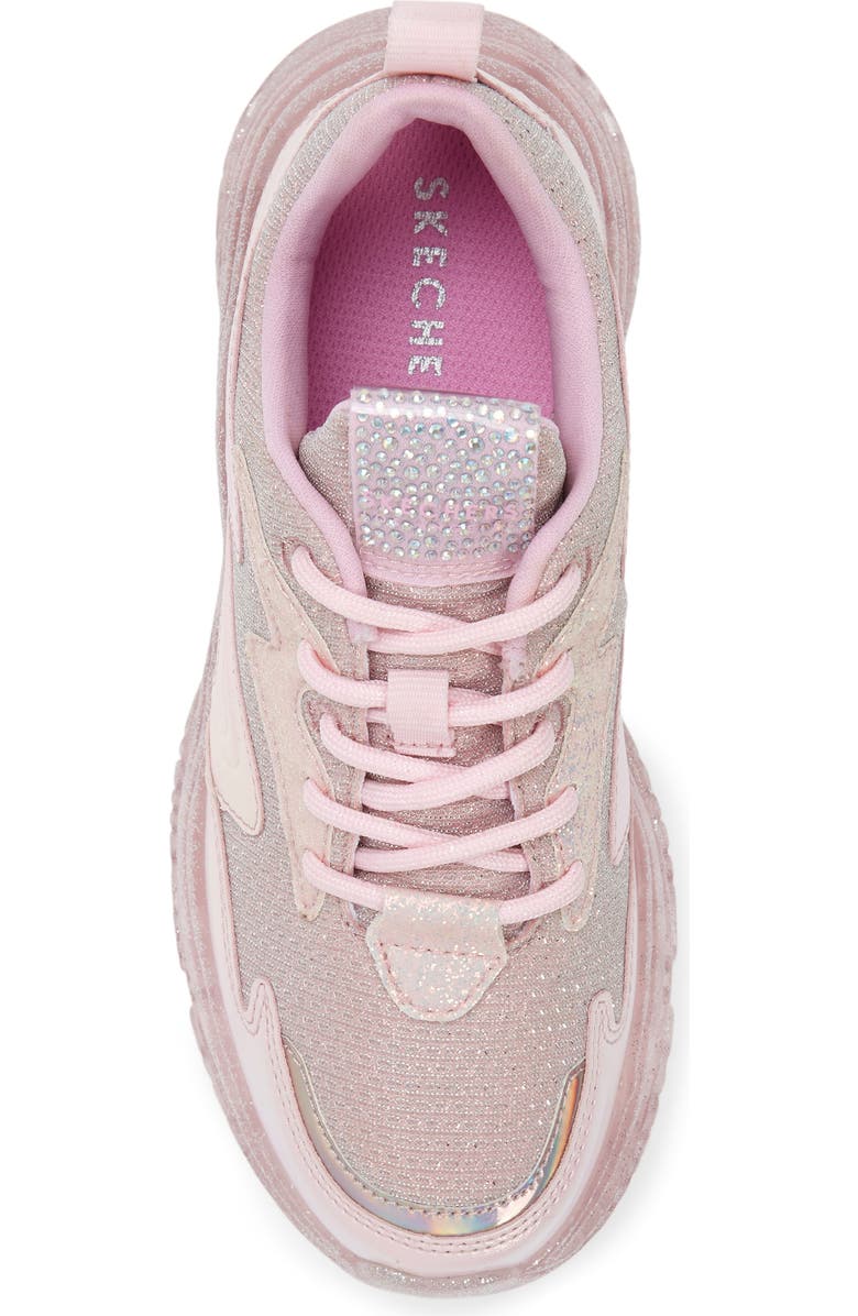 SKECHERS Prismatic Glitter Sneaker, Alternate, color, Light Pink/ Multi