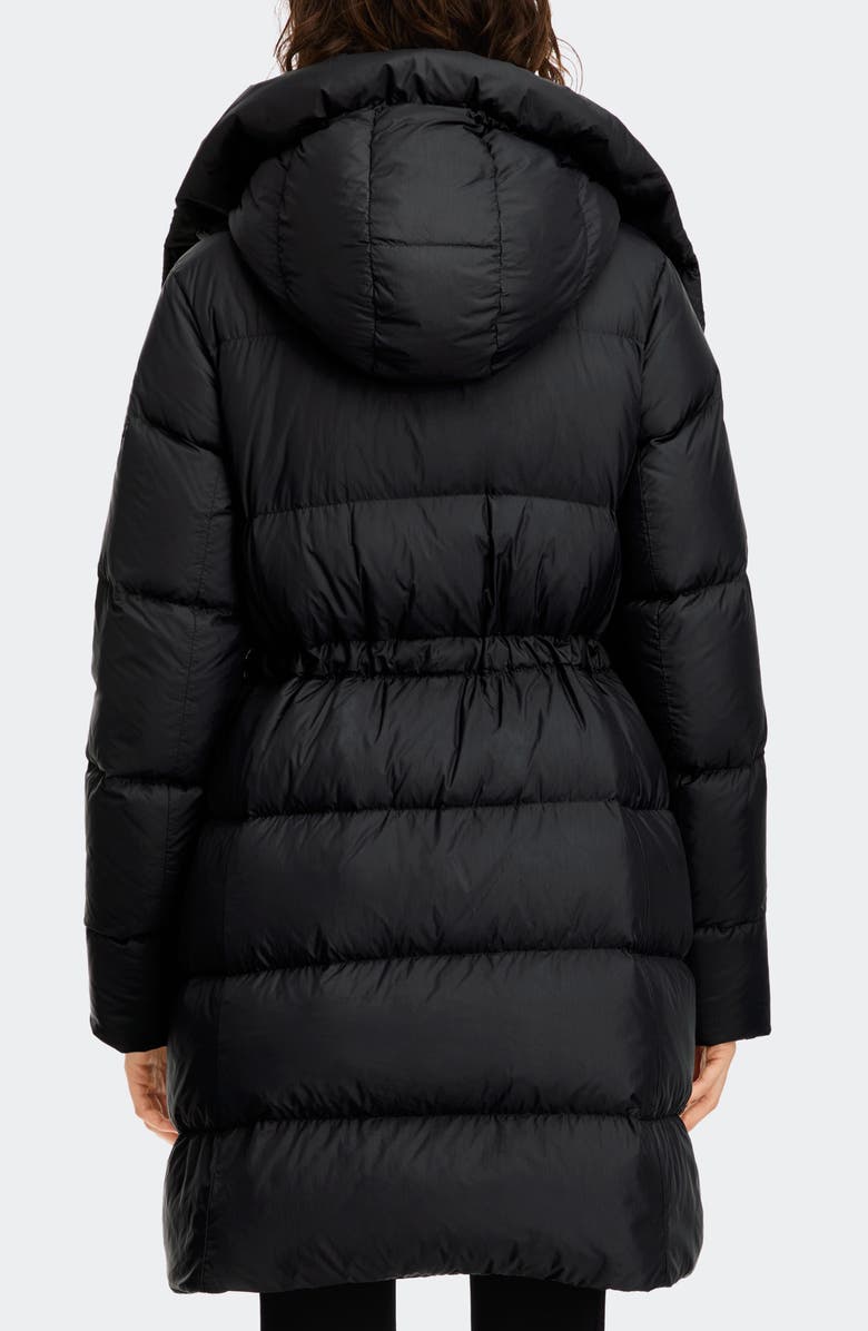 Canada Goose Montgomery Tonal Label 750 Fill Power Down Coat, Alternate, color, Black