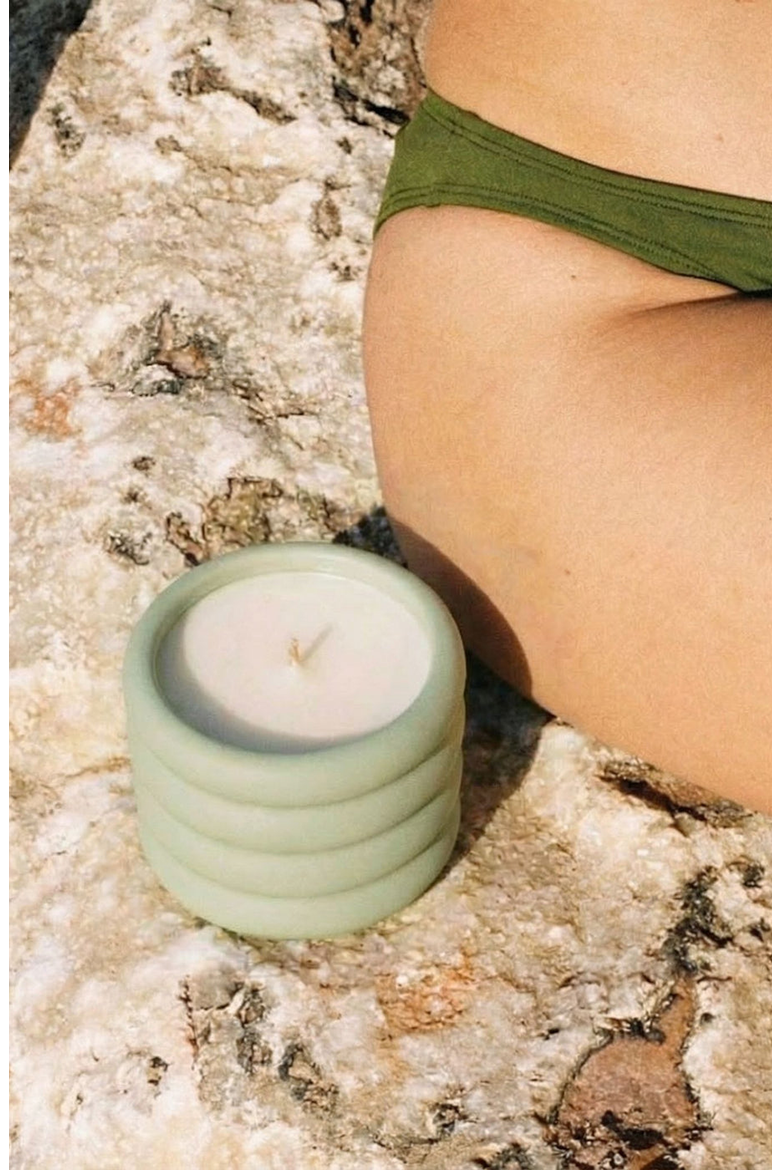Ceramic Candle & Wick Trimmer Set, Alternate, color, Matcha Bloom