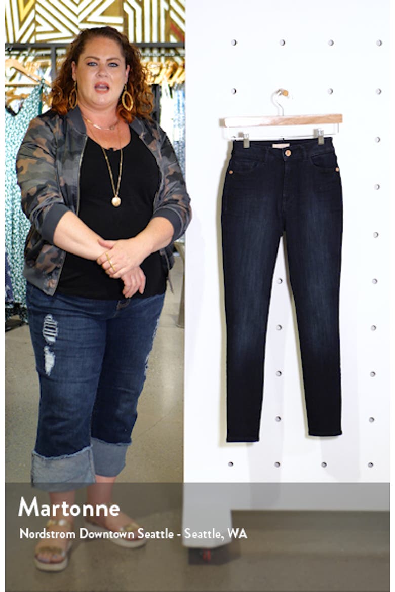 x Marianna Hewitt Instasculpt Farrow High Waist Ankle Skinny Jeans video
