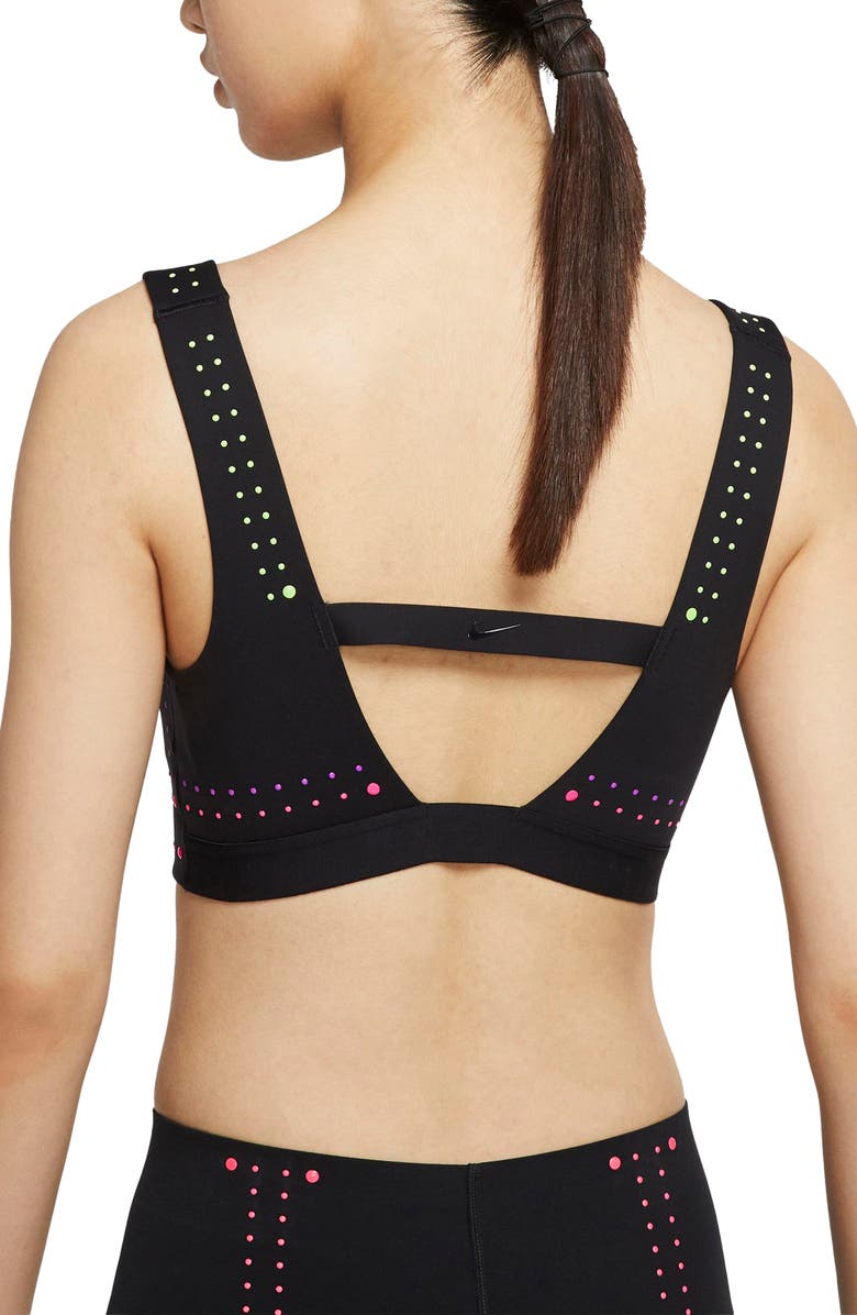 Nike Motion Adapt Neon Stud Sports Bra, Alternate, color,