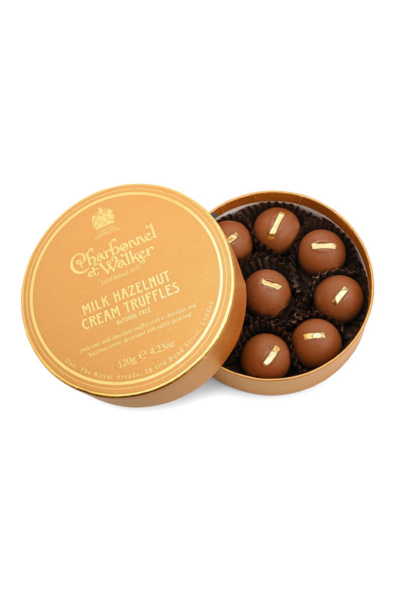 Milk Chocolate Hazelnut Cream Truffles, Main, color, NONE